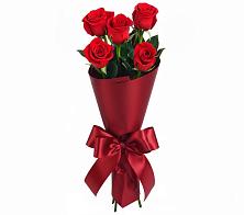 Букет 5 Красных роз Эдлесс Лав в Высокогорном