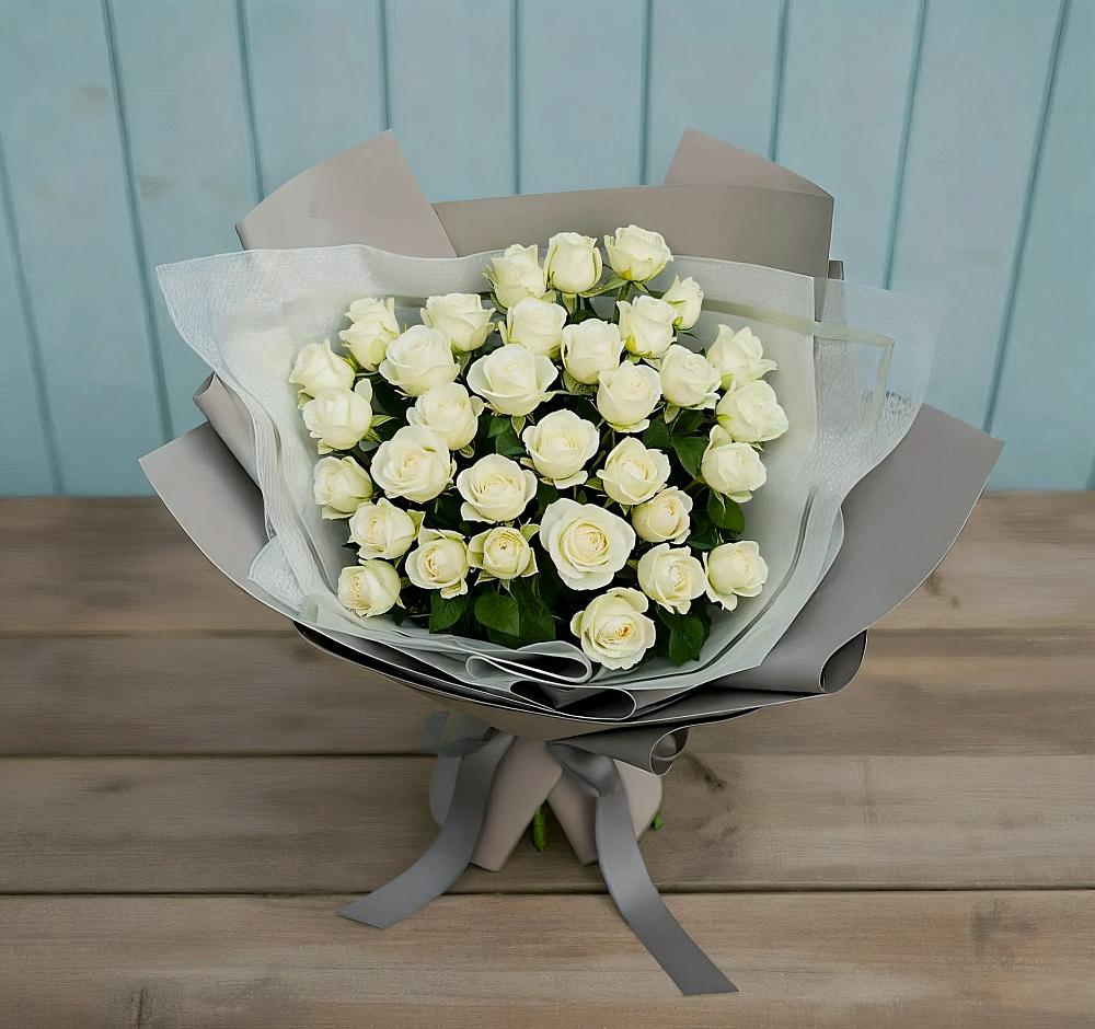 Букет Белоснежная нежность в Высокогорном
