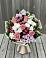 Букет цветов из: Альстромерии, Гвоздики, Розы и Хризантемы в Высокогорном