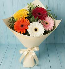 Букет цветов из:  Герберы в Высокогорном