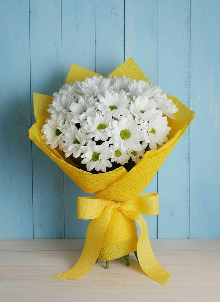 Букет цветов из: Хризантемы в Высокогорном