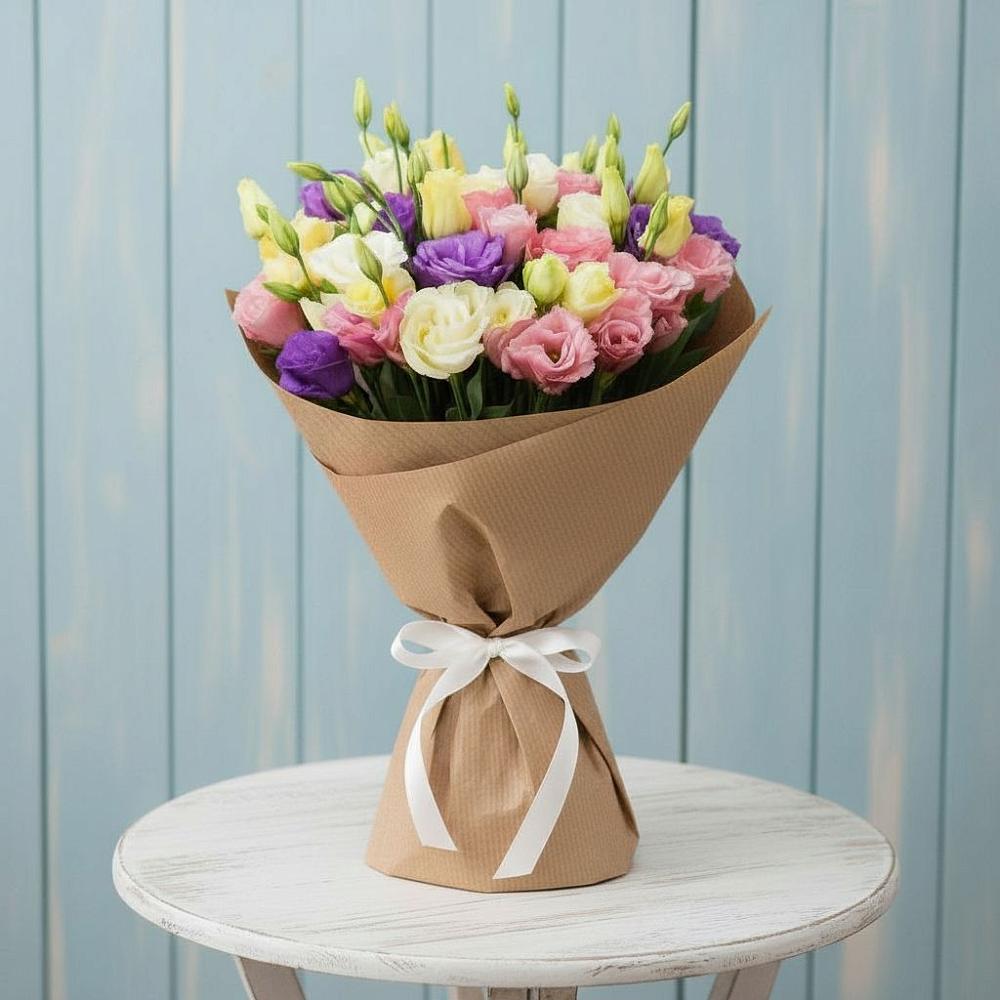 Букет цветов из: Лизиантусы в Высокогорном