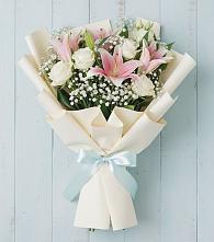 Букет цветов из:  Лилии в Высокогорном