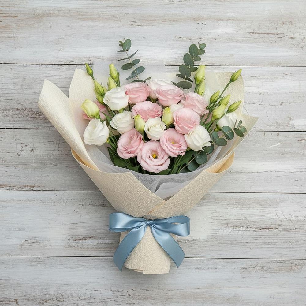 Букет цветов из: Лизиантусы в Высокогорном